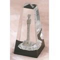 Lucite Obelisk Embedment (2 3/4"x2 3/4"x4 1/2")